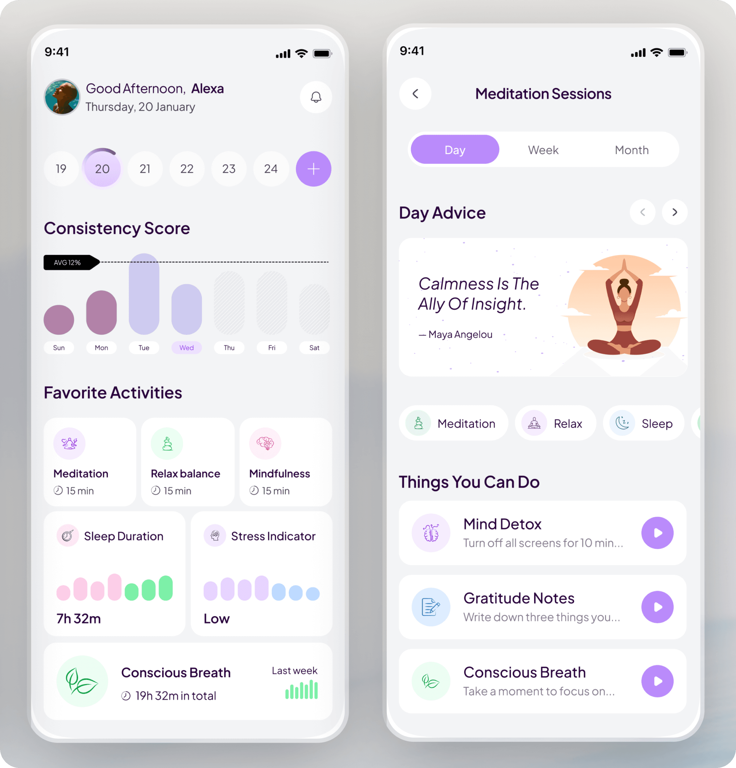 Mental Health Platforms: example healthcare product design